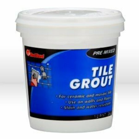 RED DEVIL Tile Grout, Pre-mixed Tile Grout 1/2 PT 422
